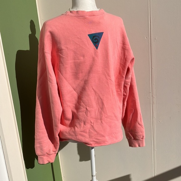 Vintage 80s 90s Pink Geometric Sweatshirt - Picture 4 of 8
